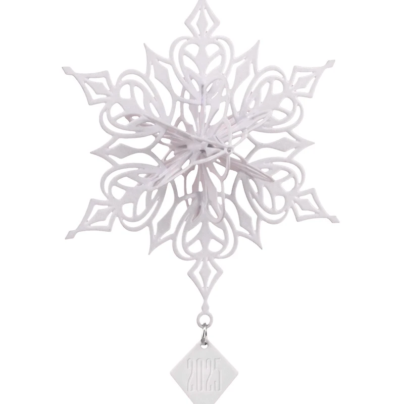 Dimensional Snowflake 2025 Metal Hallmark Ornament for only USD 14.99 | Hallmark