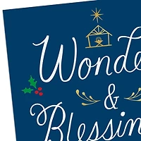 Wonder and Blessings Religious Christmas Cards, Pack of 10 for only USD 8.99 | Hallmark