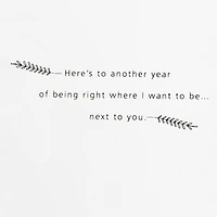 Another Year of Being Next to You Anniversary Card for only USD 7.59 | Hallmark