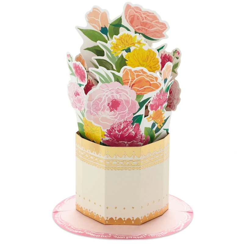 Enjoy Every Beautiful Moment Flower Vase 3D Pop-Up Card for only USD 5.99 | Hallmark