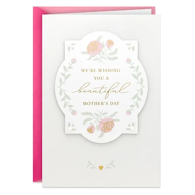 You Deserve a Beautiful Day Mother's Day Card for Mom From All for only USD 8.99 | Hallmark