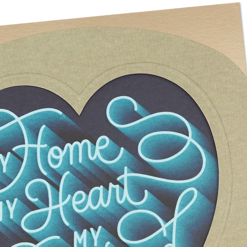 My Home, My Heart, My Husband Anniversary Card for only USD 5.59 | Hallmark