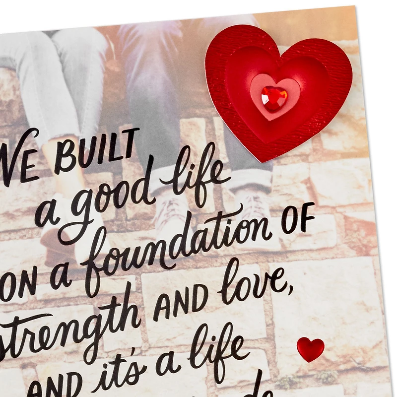 A Good Life Built on a Strong Foundation Valentine's Day Card for Husband for only USD 6.99 | Hallmark