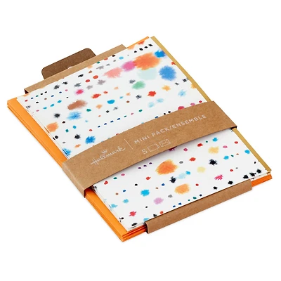 Watercolor Dots on White Blank Note Cards, Pack of 5 for only USD 5.00 | Hallmark