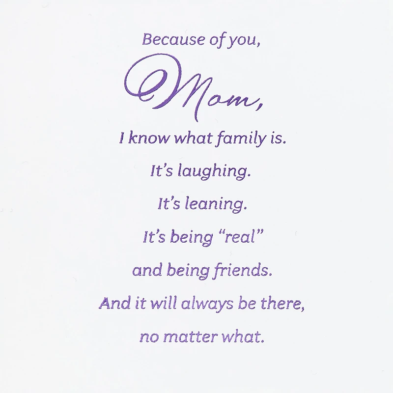 Because of You Birthday Card for Mom for only USD 7.99 | Hallmark
