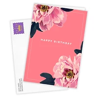 Pink Peonies Custom Birthday Card for only USD 4.99 | Hallmark