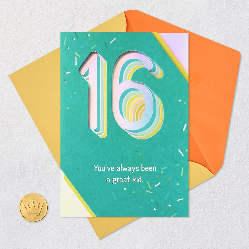 More Awesome With Every Year 16th Birthday Card for only USD 5.59 | Hallmark