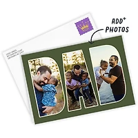 Dad Photo Letters Custom Father's Day Card for only USD 4.99 | Hallmark