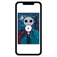 Disney Tim Burton's The Nightmare Before Christmas Frightfully Festive Jack Skellington Custom Christmas Card for only USD 4.99 | Hallmark