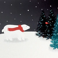 Polar Bear in Red Scarf Boxed Holiday Cards, Pack of 16 for only USD 15.49 | Hallmark