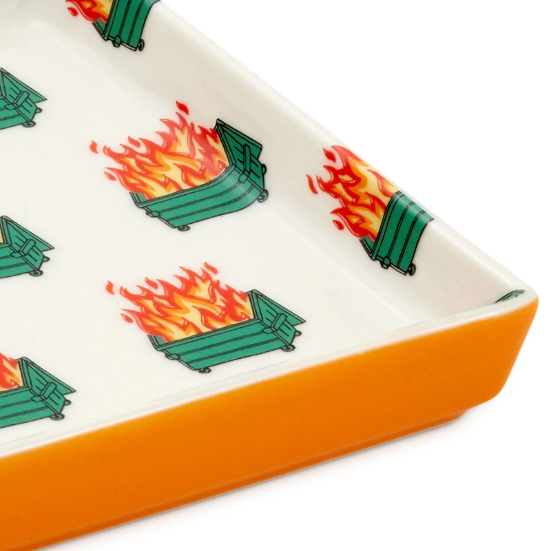 Dumpster Fire Funny Trinket Tray for only USD 16.99 | Hallmark