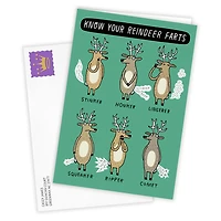 Reindeer Farts Funny Custom Christmas Card for only USD 4.99 | Hallmark
