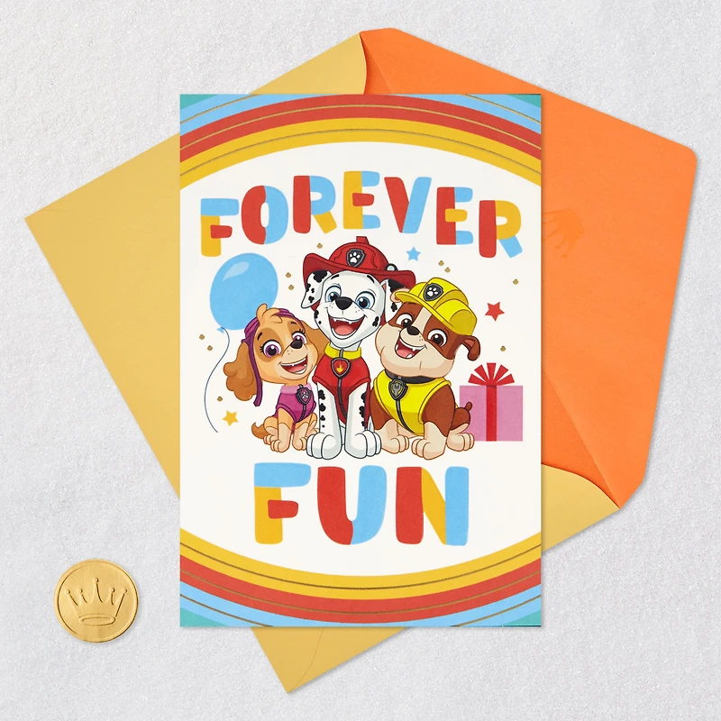 Paw Patrol™ Forever Fun Birthday Card for Kids for only USD 4.99 | Hallmark