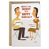 The Secret to a Happy Marriage Funny Anniversary Card for Couple for only USD 3.99 | Hallmark