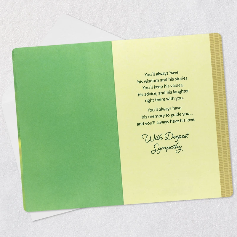 Wisdom, Memories and Love Sympathy Card for Loss of Grandpa for only USD 4.59 | Hallmark