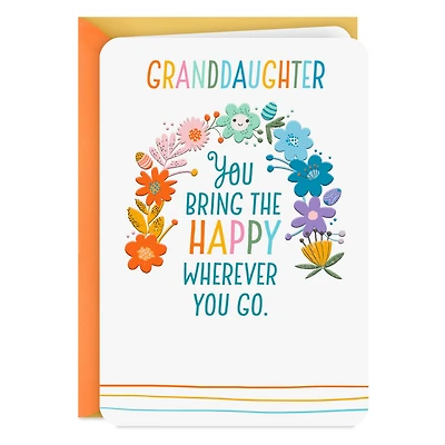You Bring the Happy Wherever You Go Easter Card for Granddaughter for only USD 2.99 | Hallmark