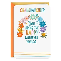 You Bring the Happy Wherever You Go Easter Card for Granddaughter for only USD 2.99 | Hallmark