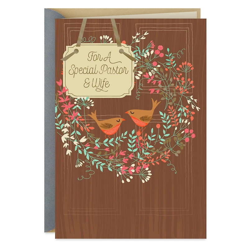 You Touch the Hearts of Others Religious Clergy Appreciation Card for Pastor and Wife for only USD 3.59 | Hallmark
