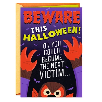 Monster Hug Attack Halloween Card for only USD 3.99 | Hallmark