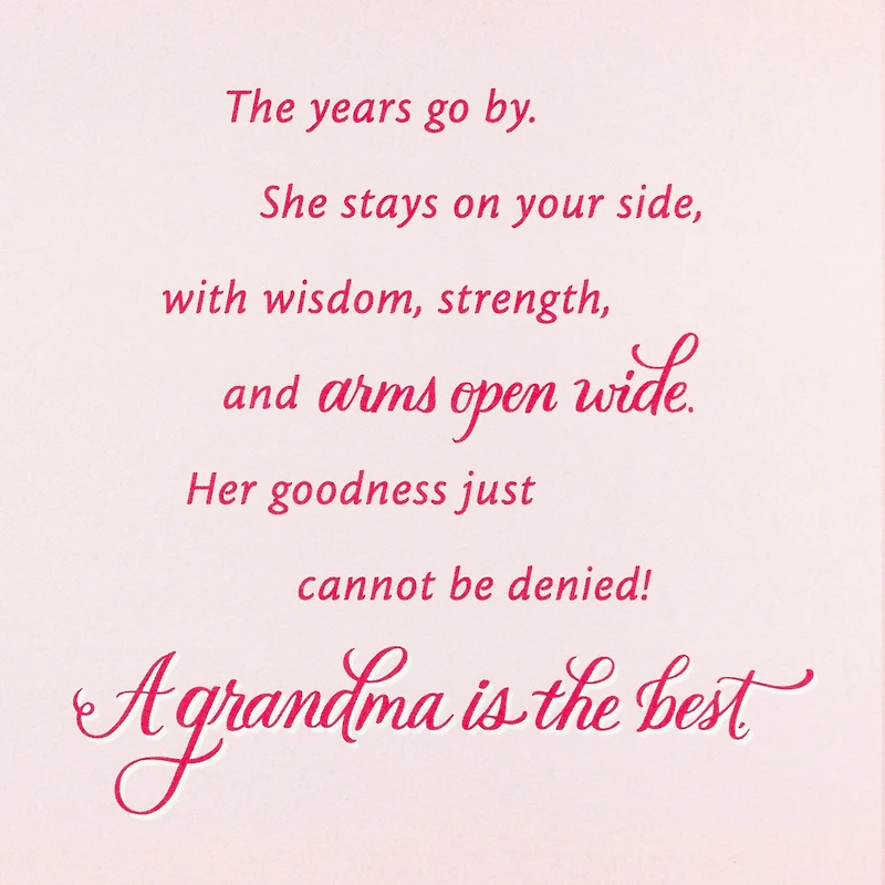 The Best in a Million Ways Birthday Card for Grandma for only USD 6.59 | Hallmark