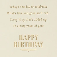 Today's the Day to Celebrate 80th Birthday Card for only USD 4.99 | Hallmark