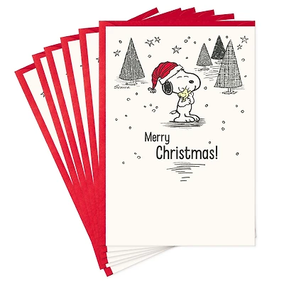 Peanuts® Snoopy and Woodstock Hugs Christmas Cards, Pack of 6 for only USD 6.99 | Hallmark