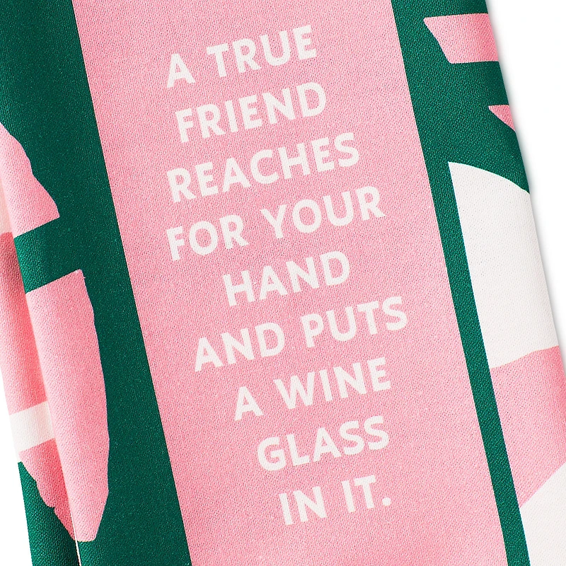 Drinks on Me True Friend Funny Dish Towel for only USD 14.99 | Hallmark