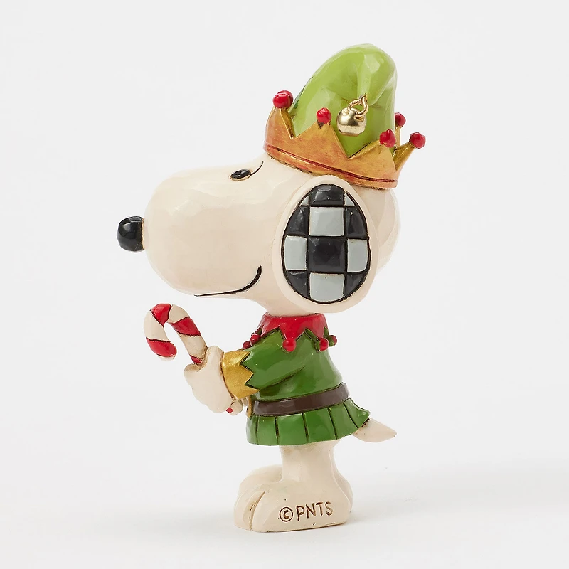 Jim Shore Peanuts Snoopy Christmas Elf Mini Figurine, 3.75" for only USD 29.99 | Hallmark