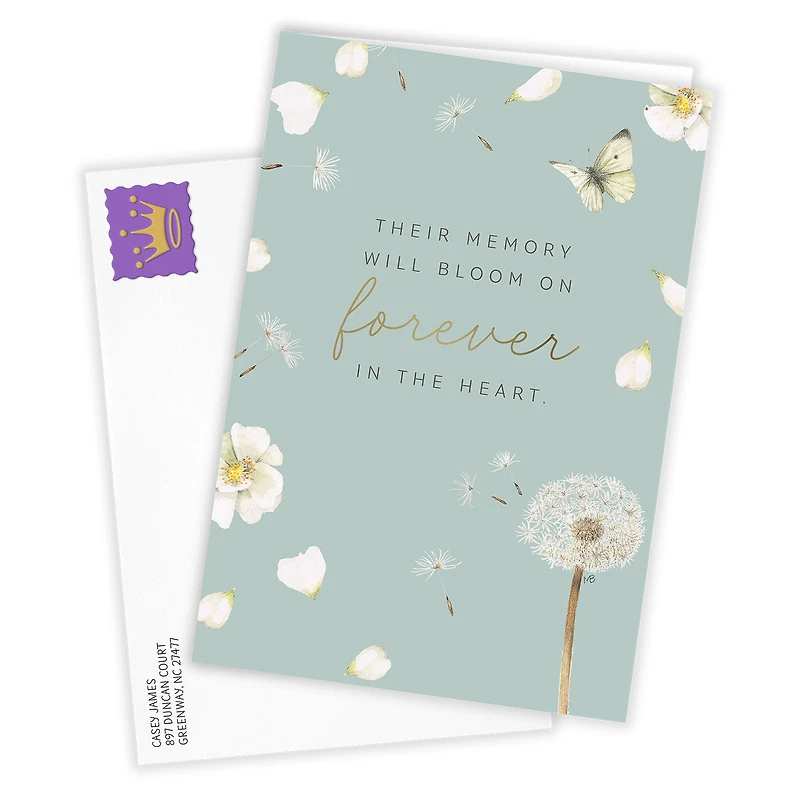 Marjolein Bastin Their Memory Will Bloom Forever Custom Sympathy Card for only USD 4.99 | Hallmark