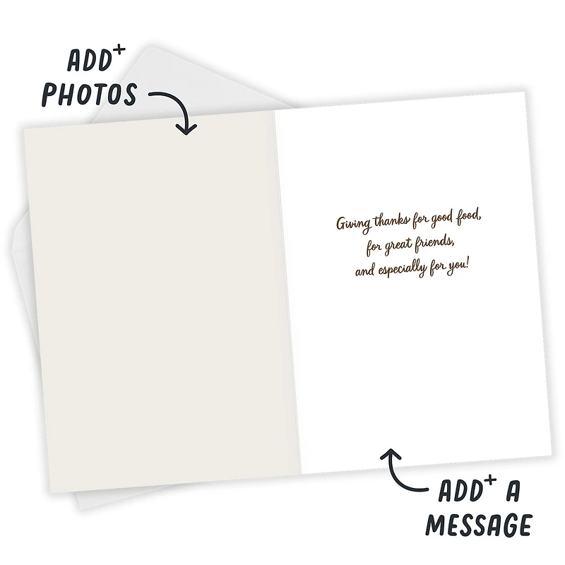 White Frame Custom Friendsgiving Card for only USD 4.99 | Hallmark