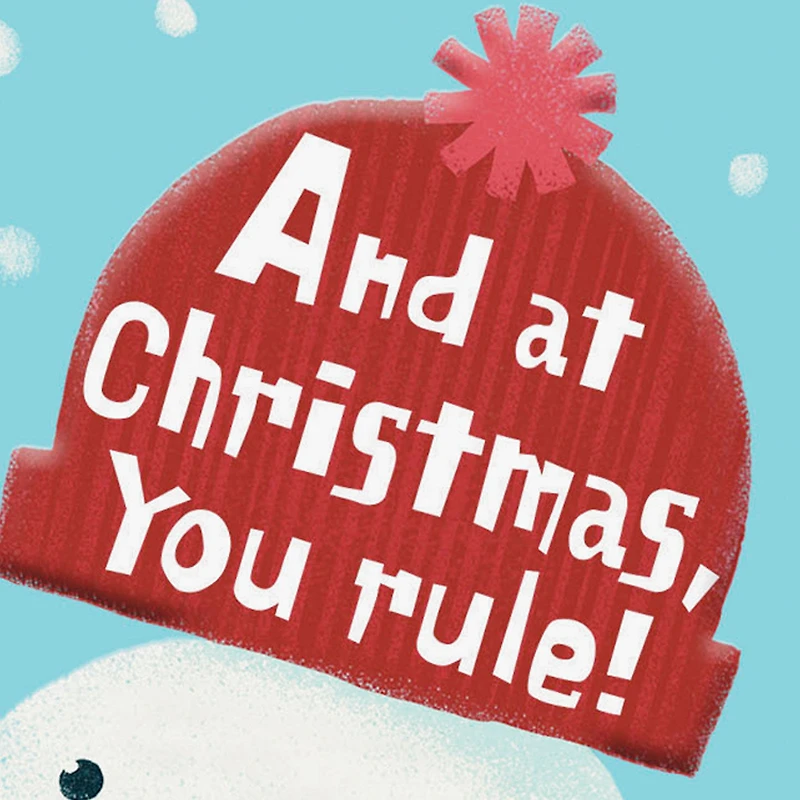 You're Totally Cool Rockin' Snowman Christmas Card for Grandson for only USD 3.59 | Hallmark