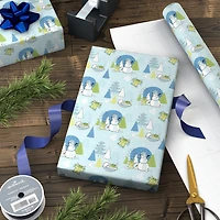 Star Wars: The Mandalorian™ Grogu™ Snow Fun Christmas Wrapping Paper, 25 sq. ft. for only USD 4.99 | Hallmark