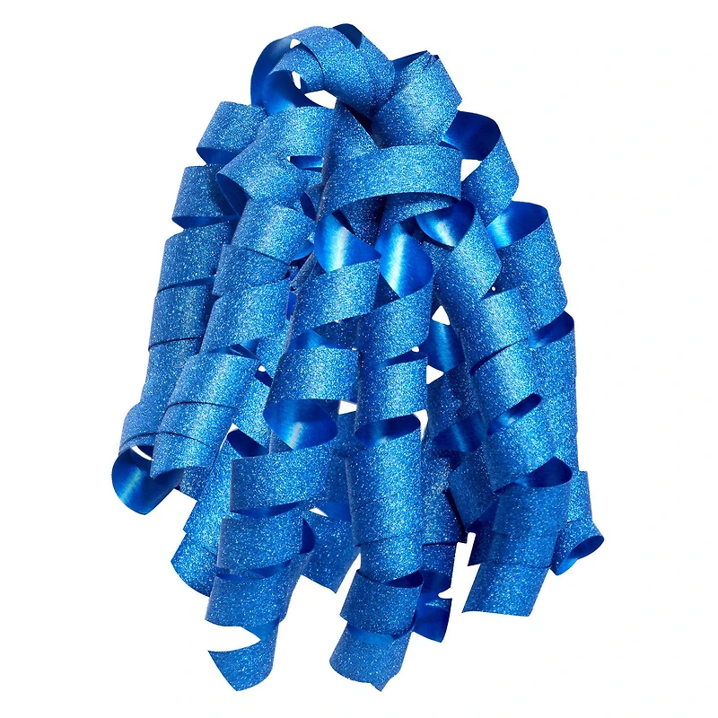 6.5" Sparkling Blue Curly Ribbon Gift Bow for only USD 1.99 | Hallmark