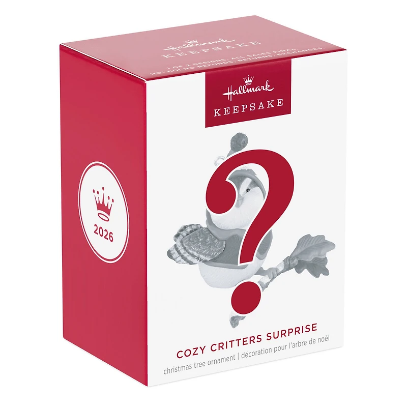 Cozy Critters Mystery Ornament for only USD 24.99 | Hallmark