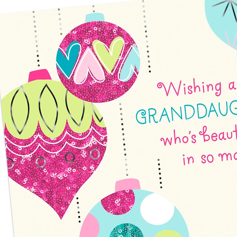 You're Beautiful in Many Ways Christmas Card for Granddaughter for only USD 2.50 | Hallmark