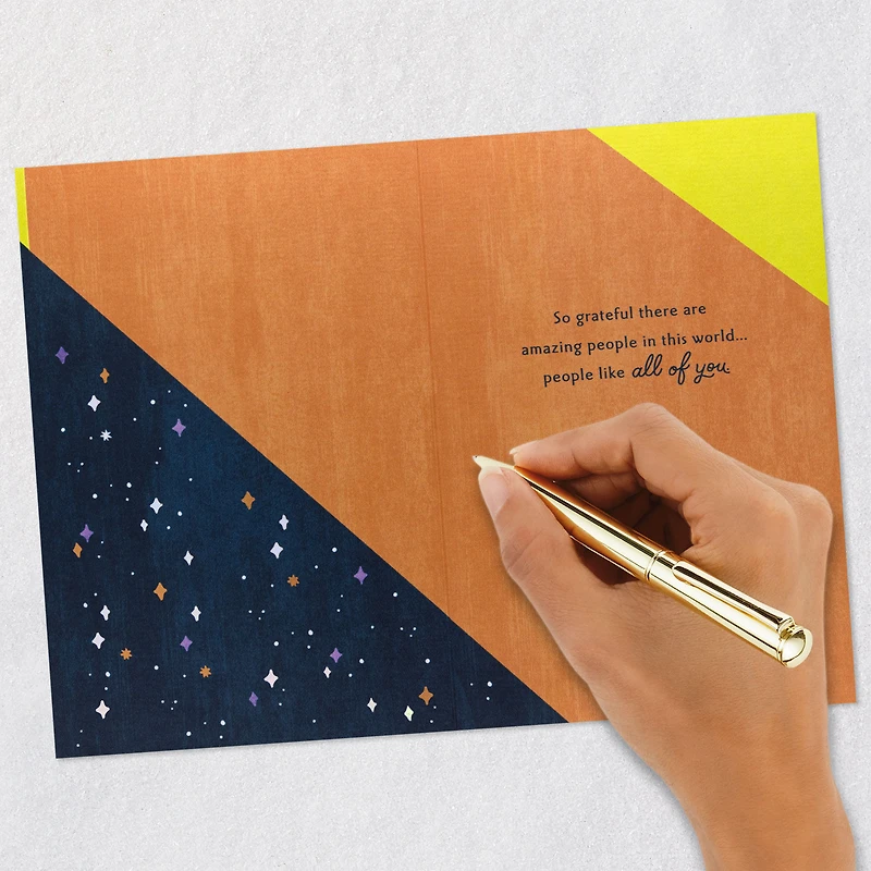 Retro Lettering and Stars Thank You Card for All for only USD 4.99 | Hallmark