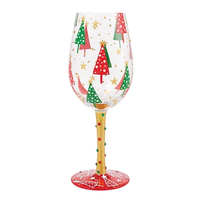 Lolita Most Wonderful Time of the Year Handpainted Wine Glass, 15 oz. for only USD 32.99 | Hallmark