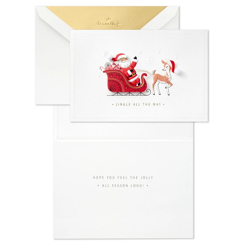 Santa Claus Sleigh Boxed Christmas Cards, Pack of 12 for only USD 17.49 | Hallmark