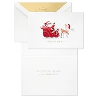 Santa Claus Sleigh Boxed Christmas Cards, Pack of 12 for only USD 17.49 | Hallmark