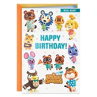 Nintendo Animal Crossing™ New Horizons Special Day Birthday Card for Kids With Decal for only USD 4.99 | Hallmark