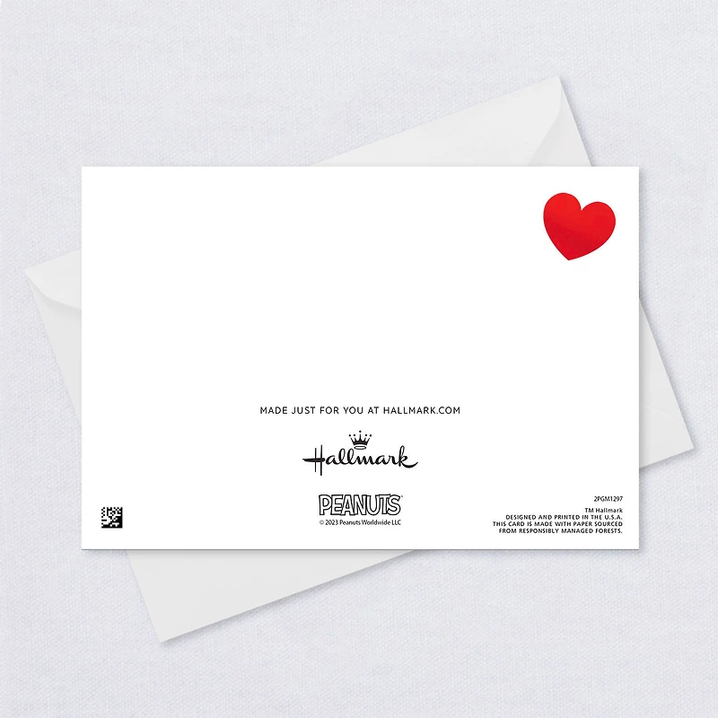 Personalized Peanuts® Snoopy and Hearts Love Photo Card for only USD 4.99 | Hallmark