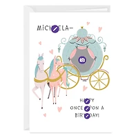 Personalized Princess Theme Photo Card for Kid for only USD 4.99 | Hallmark