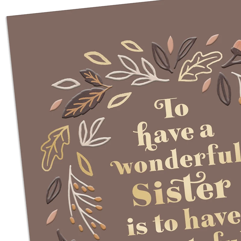 A Grateful Heart Thanksgiving Card for Sister for only USD 3.99 | Hallmark