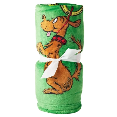 Dr. Seuss™ Grinch Faces Fleece Blanket, 51x62 for only USD 39.99 | Hallmark
