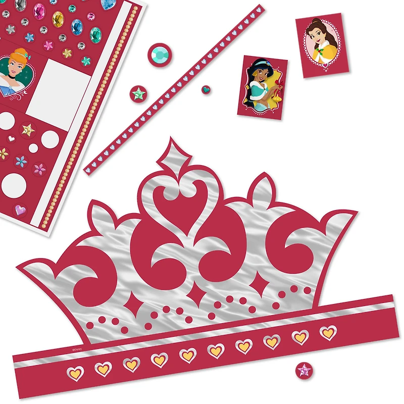 Disney Princess Christmas Card for Granddaughter With Crown and Stickers for only USD 6.59 | Hallmark