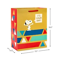 9.6" Peanuts® It's Your Day Medium Gift Bag for only USD 3.99 | Hallmark