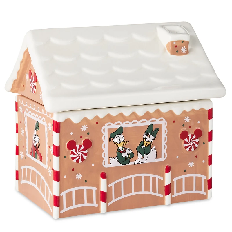 Disney Mickey Mouse and Friends Gingerbread House Cookie Jar With Music for only USD 89.99 | Hallmark