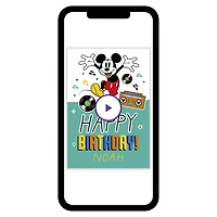 Disney Mickey Mouse Rockin' Custom Birthday Card for only USD 4.99 | Hallmark