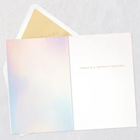 Cheers to a Lifetime of Happiness Wedding Card for only USD 8.59 | Hallmark