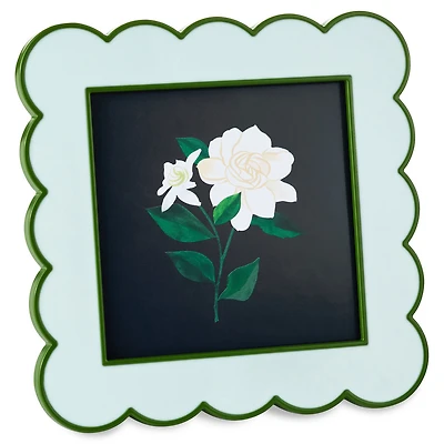 Green and Light Blue Scalloped Square Picture Frame, 4x4 for only USD 18.99 | Hallmark